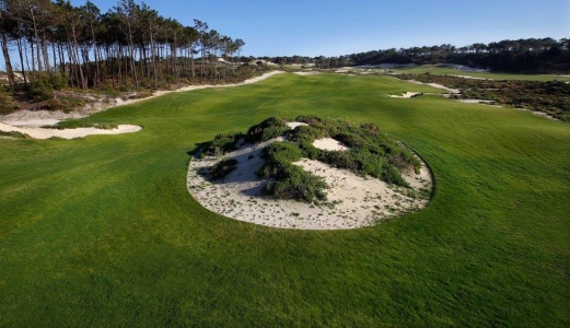 Motte du golf de West Cliff au Portugal 